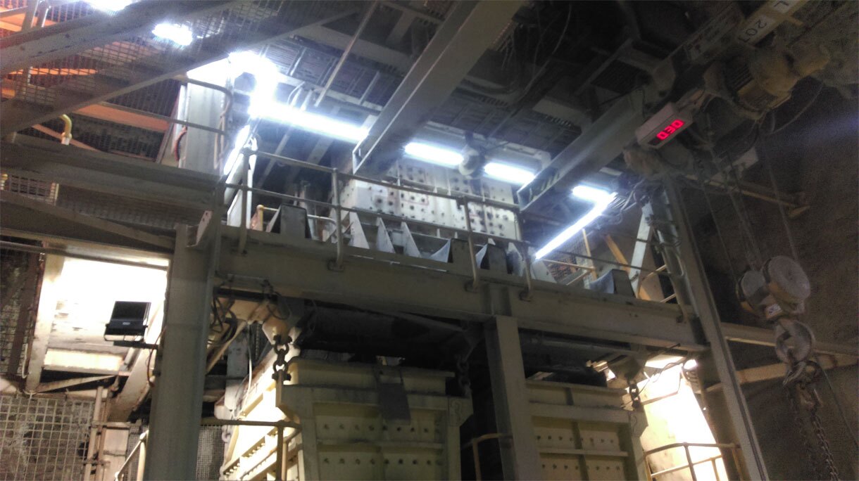 Industrial LED strip lights solution for loading station