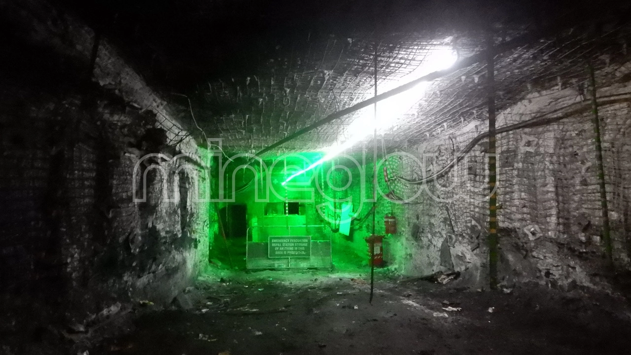 LED Lighting to illuminate quick Air Refill Stations underground