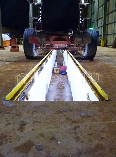 Industrial service pit LED strip lights solution