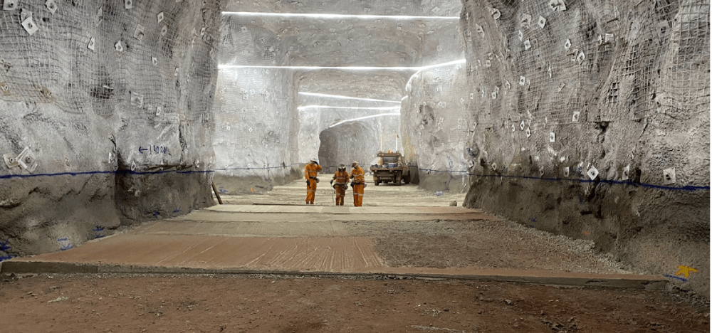 Mineglow LED lights for Mining