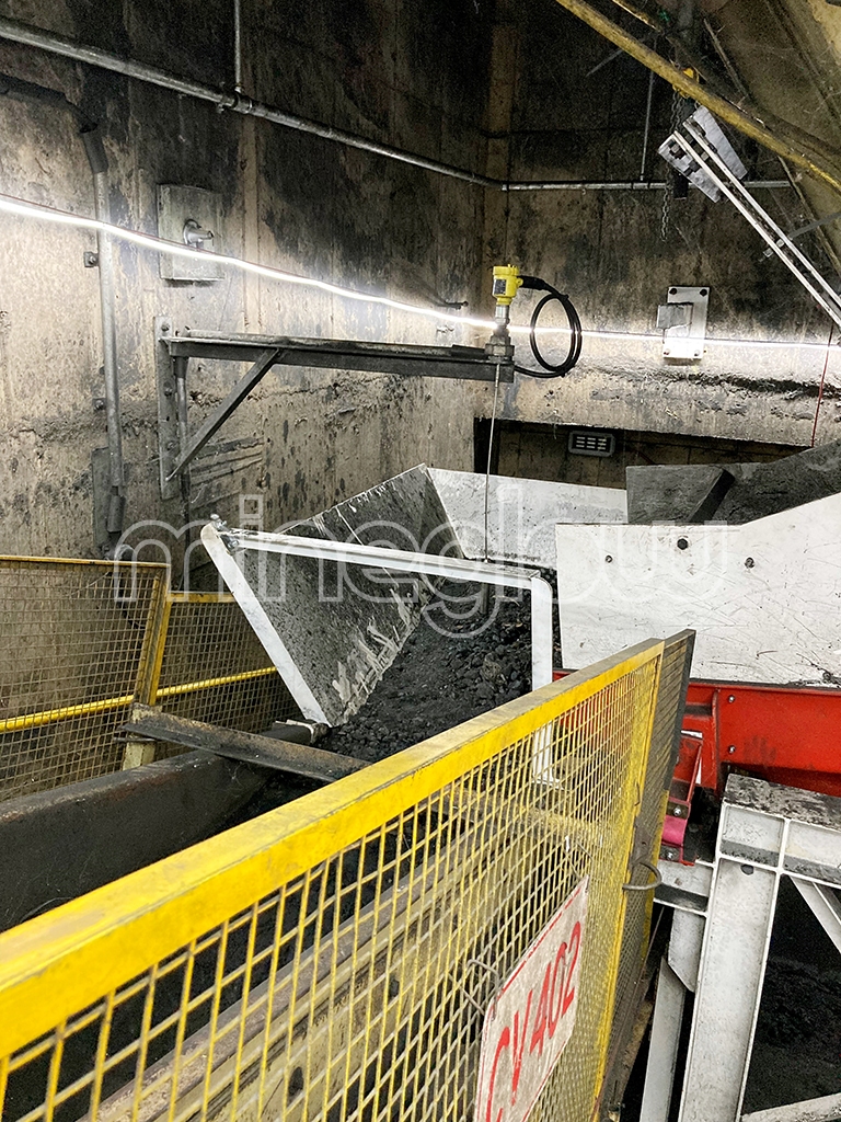 MineGlow Exm range illuminating underground coal washplant