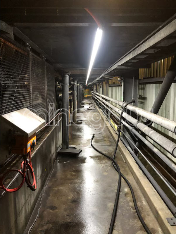 MineGlow Processing Plant LED strip light install