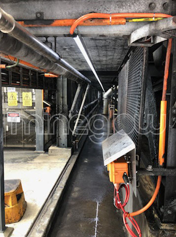 MineGlow LED strip lights installed in NSW Processing Plant