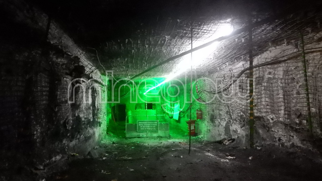 LED Lighting to illuminate quick Air Refill Stations underground