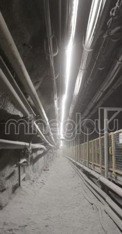 Mining conveyor LED strip lighting