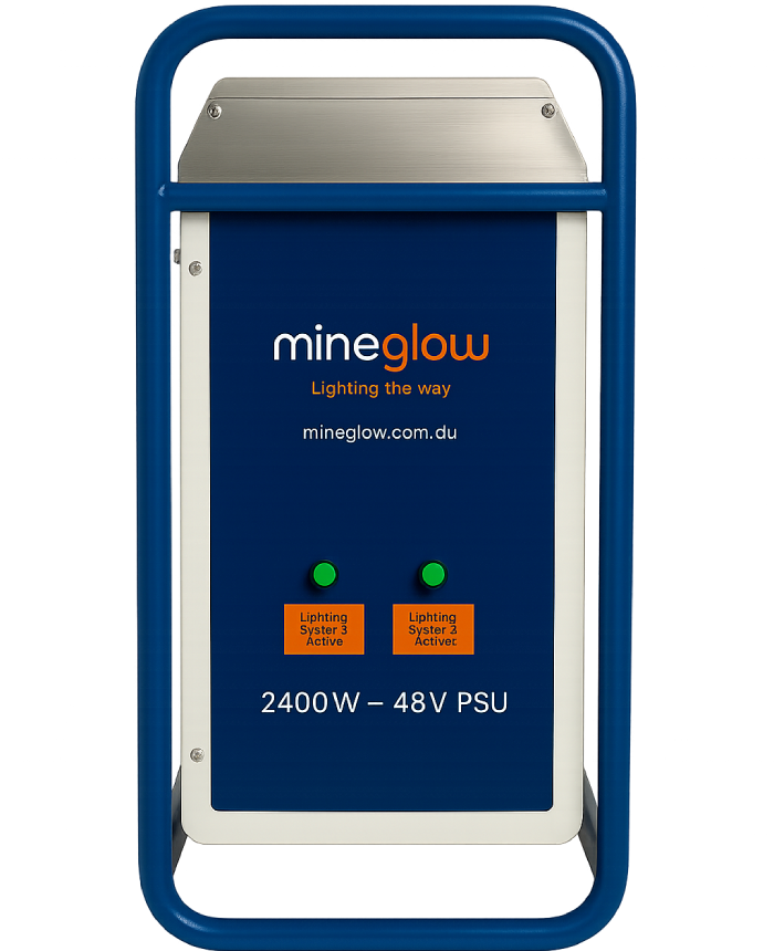 MineGlow 2400W -48v PSU Frontview