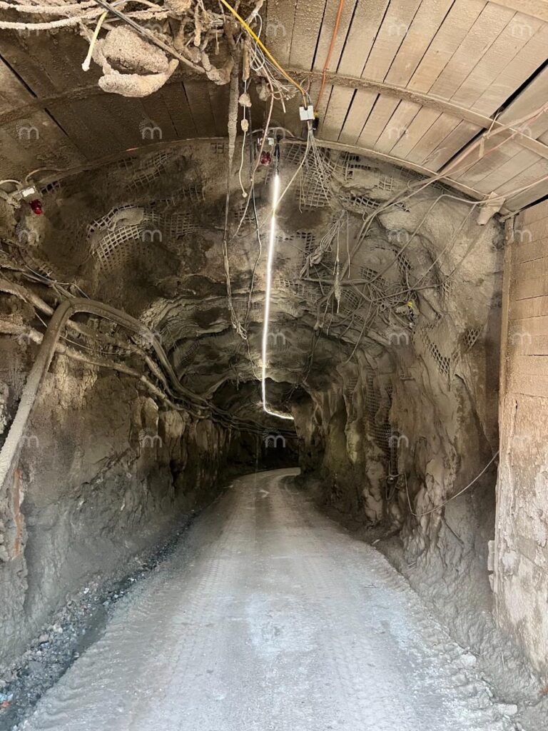 MineGlow Lighting up the under ground portal entry