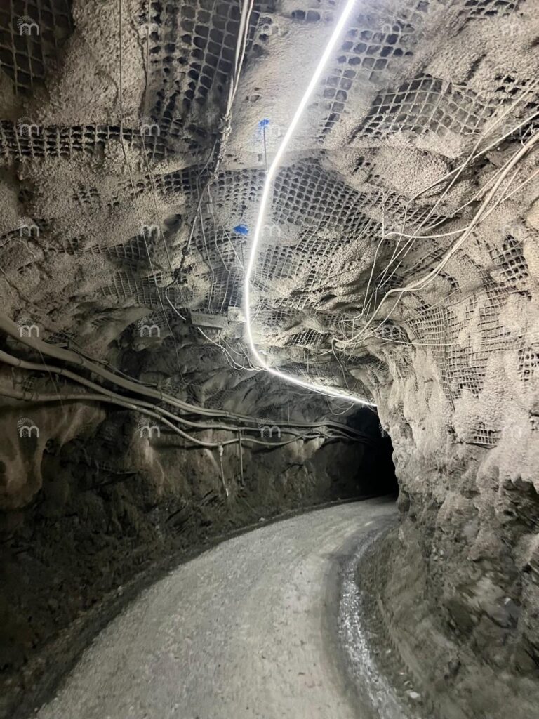 Mineglow Tunnel Range Lighting underground lighting up the decline
